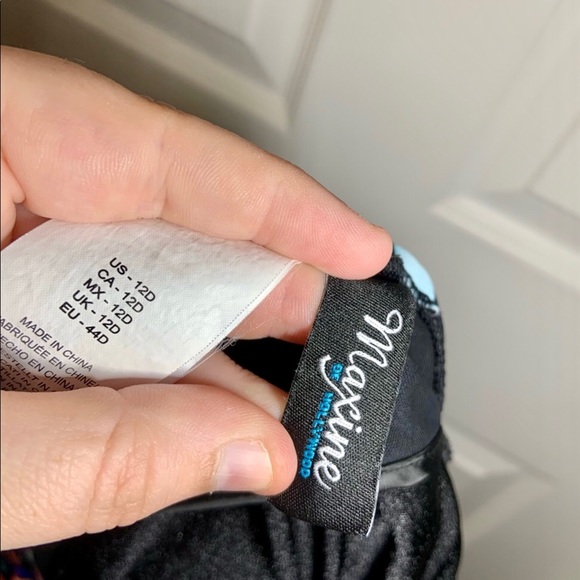 🦋 Maxine of Hollywood 12 D Sparkler Tankini Swim Top Large Nice! Adjustable - Picture 6 of 9